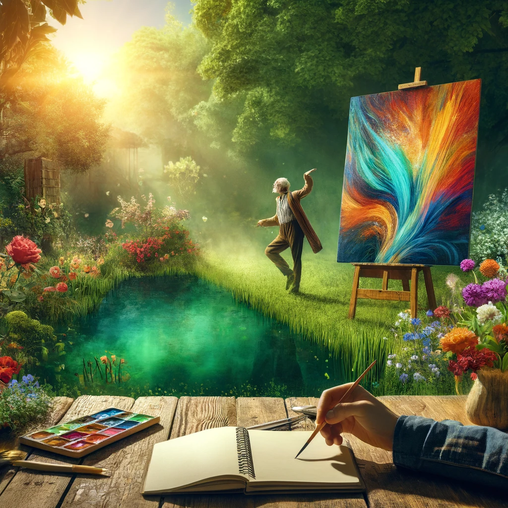 Att vara kreativ är ett bra sätt att förbättra sin hälsa.